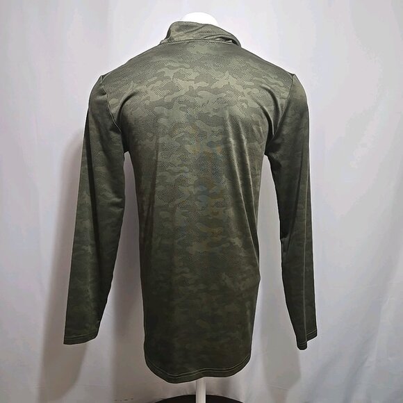 Spyder Active Pro WEB 1/4 Zip Mens Approximate Medium Green Camo Mesh - Picture 4 of 9